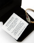 Winter Bloom Antique Watch Band Bracelet