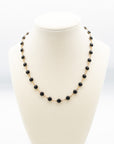 Enameled Black Choker