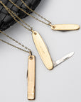 Antique Rare Pocket Knife Necklaces