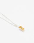 Tiny Citrine Necklace