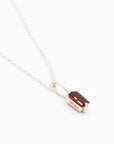 Tiny Garnet Necklace