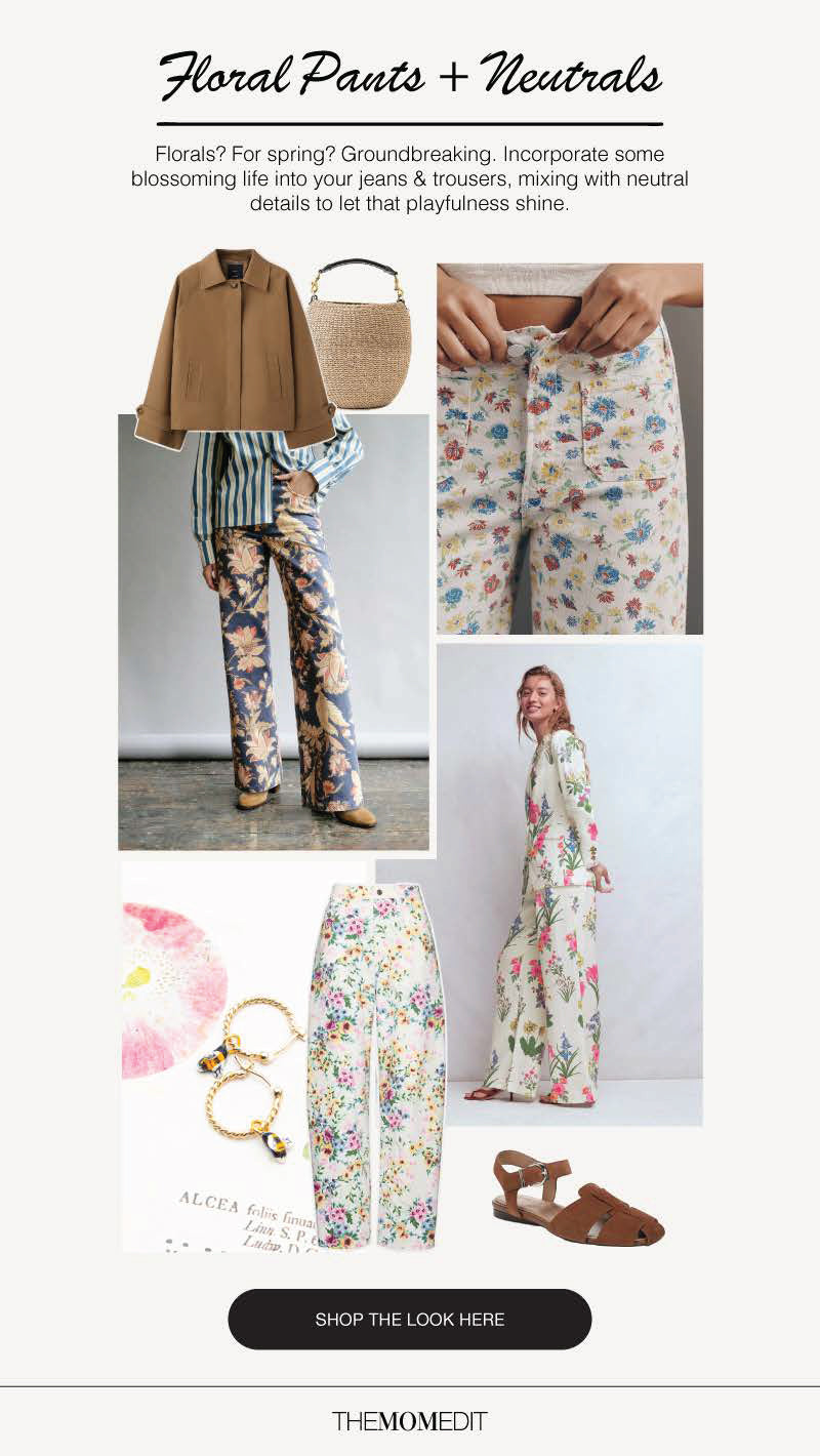 Spring outfit guide featuring silk skirt, lace shorts, and jelly flats styling ideas - The Mom Edit