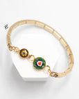 Tutti Frutti Vintage Watch Band Bracelet