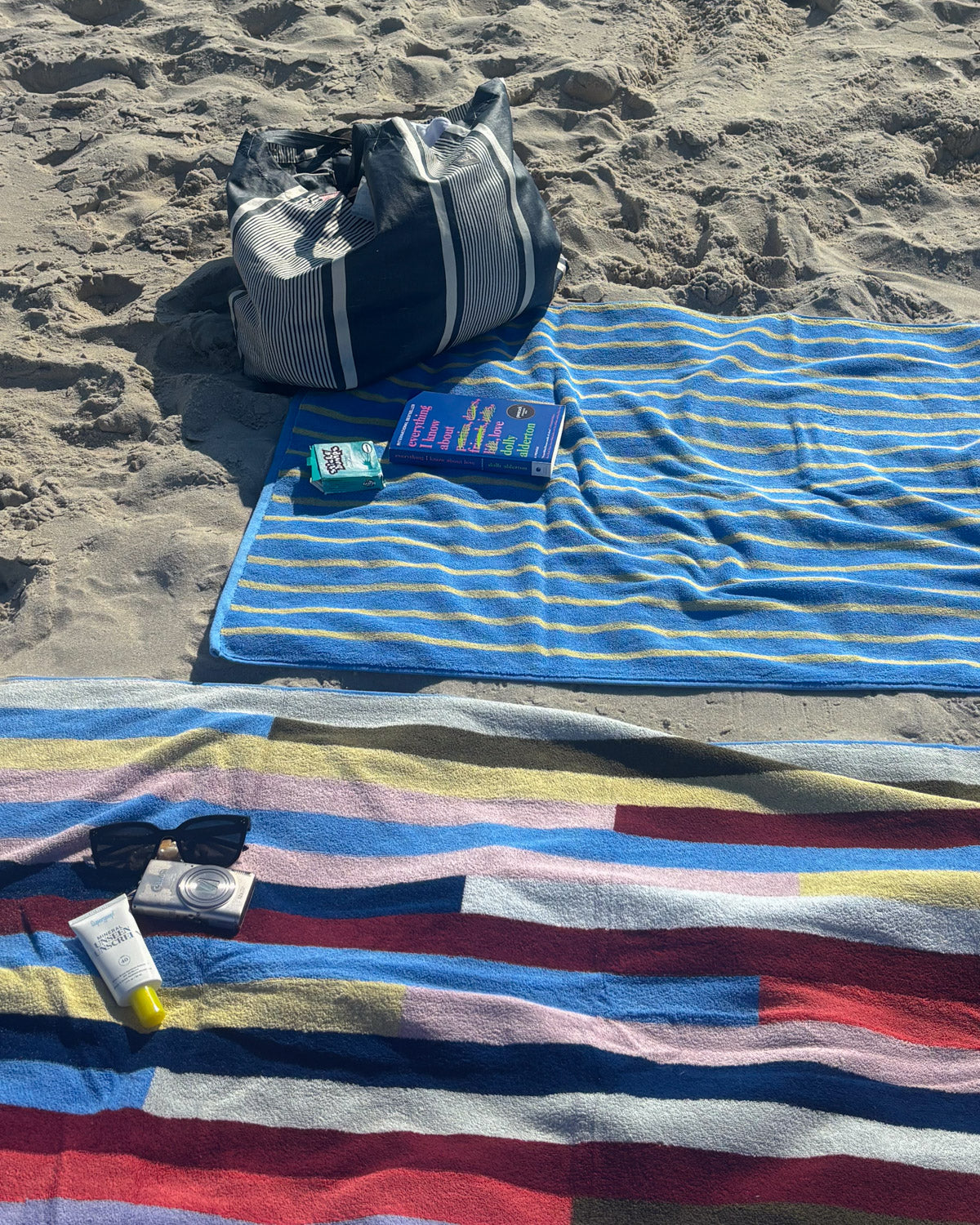 Striped Stretch Bath Towel