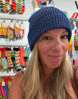 Grid Knit Beanie
