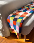 Color Patch Throw Blanket