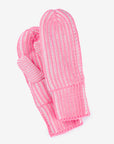 Stripe Knit Mittens