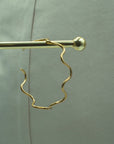 Squiggle Hoop Earrings