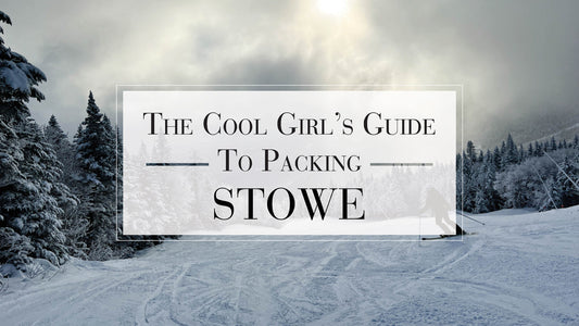 If you're in search of a classic ski-trip packing list w/ some OG retro vibes, The Cool Girl's Guide To Packing: Stowe is it.