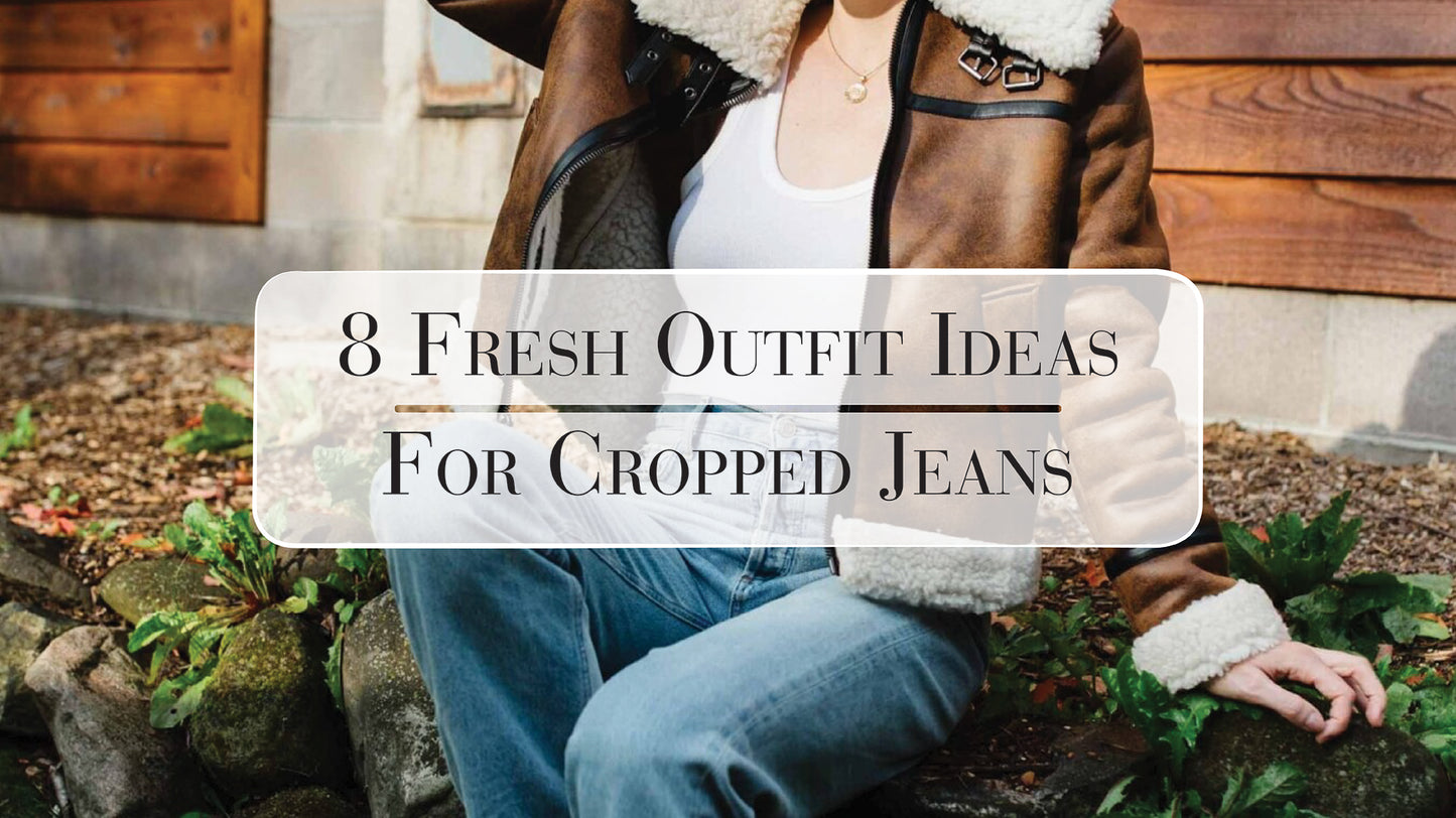 How to style cropped, straight-leg jeans now.  Includes outfits ideas, styling tips, and a shopping guide.